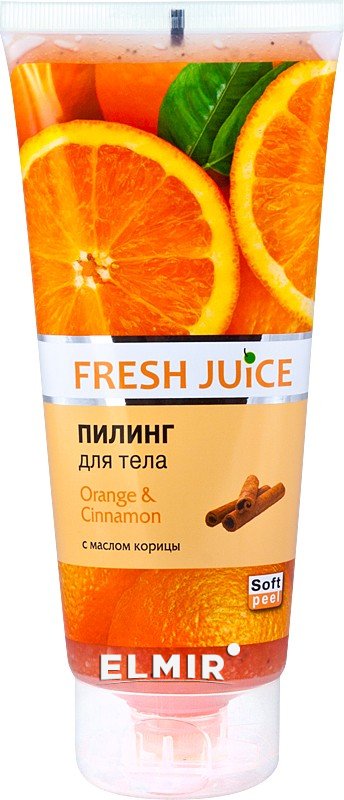 Fresh Juice Пилинг 200мл (Апельсин+Корица) Производитель: Польша Эвелин